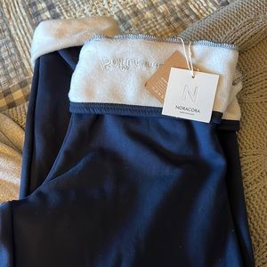 2 Pair Fleece Lined Sweats. Navy still have Tags.